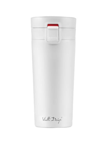 Vialli Design Kubek termiczny w kolorze białym - 400 ml