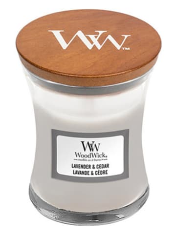 WoodWick Mała świeca zapachowa - Lavender & Cedar - 85 g