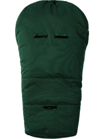 Hofbrucker Voetenzak met lamsvacht donkergroen - (L)80 x (B)35 cm