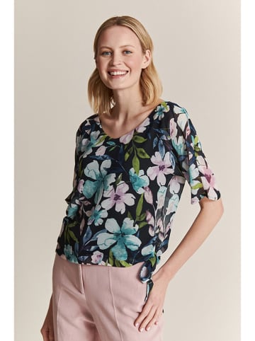 TATUUM Bluse in Dunkelblau/ Bunt