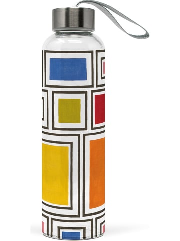 ppd Trinkflasche "London" in Transparent/ Bunt - 550 ml
