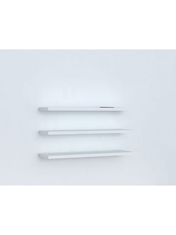 Evila 3-delige set: wandmeubels "Boss v2" wit - (B)60 x (H)1,8 x (D)14,5 cm