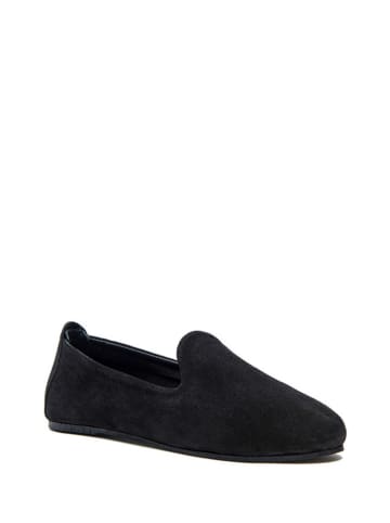 Comfortfusse Skórzane slippersy w kolorze czarnym