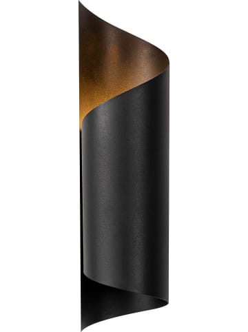 ABERTO DESIGN Wandlamp "Sivani" zwart - (B)16 x (H)35 cm