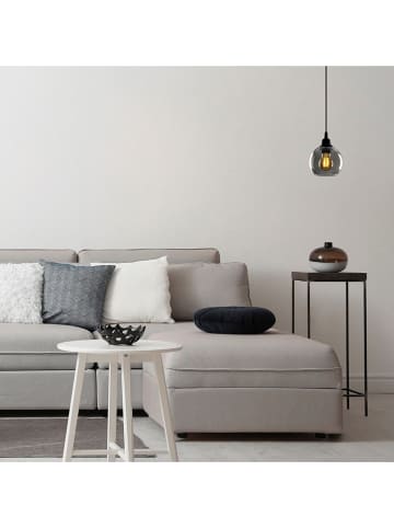 Opviq Hanglamp "Smoked" zwart - Ø 15 cm