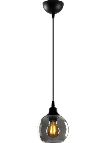 Opviq Hanglamp "Smoked" zwart - Ø 15 cm