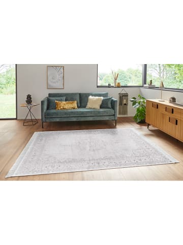 Nouristan Webteppich "Oriental Vintage Medaillon - Samt" in Hellrosa