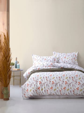 Colorful Cotton Beddengoedset "Spring" lichtroze/beige