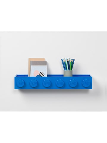 LEGO Wandregal in Blau - (B)48 x (H)12 x (T)8 cm
