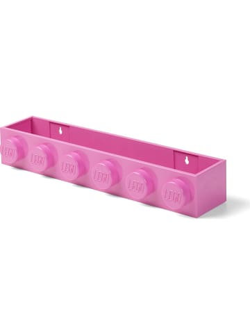 LEGO Regał ścienny w kolorze różowym - 48 x 12 x 8 cm