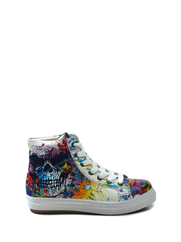 Goby Sneakers wit/meerkleurig