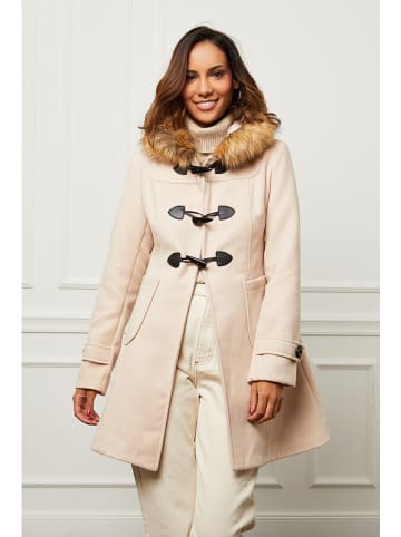 Coats Selection Tussenmantel crème - nauwsluitend