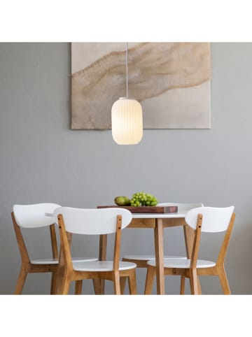 näve Hanglamp "Geneva" wit - Ø 14 cm