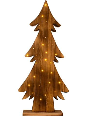 näve Decoratieve ledlamp "Dennenboom" bruin - (H)90 cm