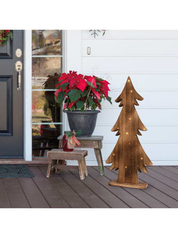 näve LED-Dekoleuchte "Tannenbaum" in Braun - (H)90 cm