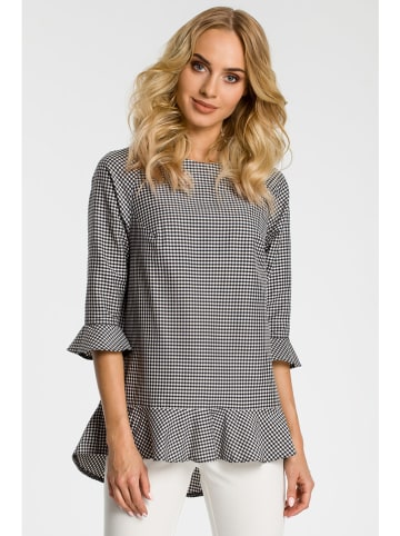 made of emotion Blouse zwart/wit