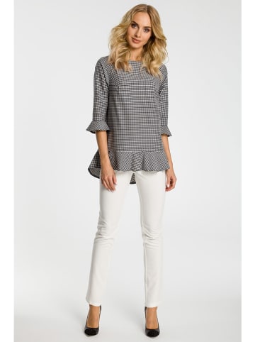 made of emotion Blouse zwart/wit