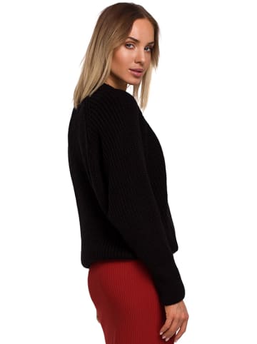 made of emotion Sweter w kolorze czarnym