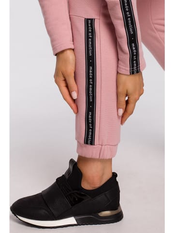 made of emotion Sweathose in Rosa