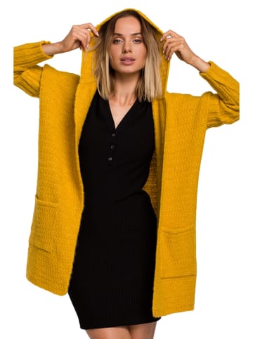 made of emotion Cardigan in Ocker