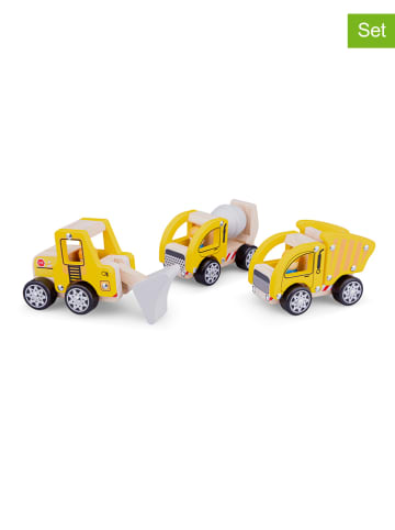 New Classic Toys 3er-Set: Baufahrzeuge - ab 18 Monaten