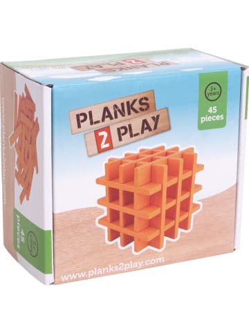 New Classic Toys Steckbretter "Planks2Play" in Orange - ab 3 Jahren