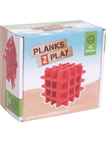 New Classic Toys Steckbretter "Planks2Play" in Rot - ab 3 Jahren