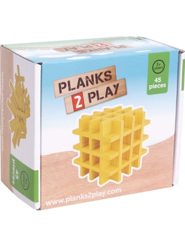 New Classic Toys Steckbretter "Planks2Play" in Gelb - ab 3 Jahren