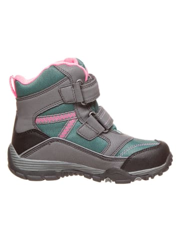 CMP Winterboots grijs/groen/roze