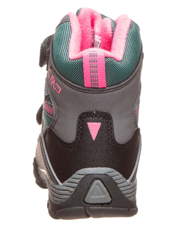 CMP Winterboots grijs/groen/roze