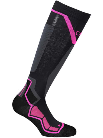 CMP Ski-/snowboardsokken zwart/roze