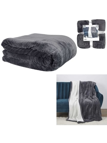 HYGGE Plaid grijs - (L)220 x (B)180 cm