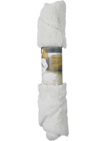 THE HOME DECO FACTORY Laagpolig tapijt crème - (L)90 x (B)60 cm