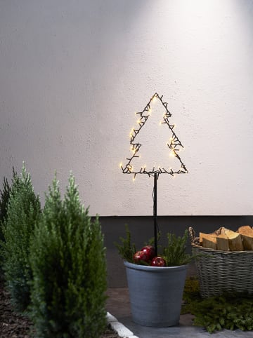 STAR Trading Ledtuinsteker "Spiky" warmwit - (B)32 x (H)90 cm