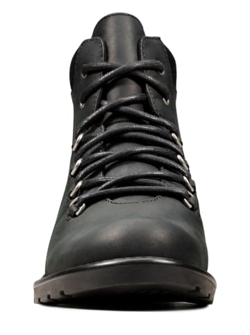 Clarks Skórzane trzewiki w kolorze czarnym