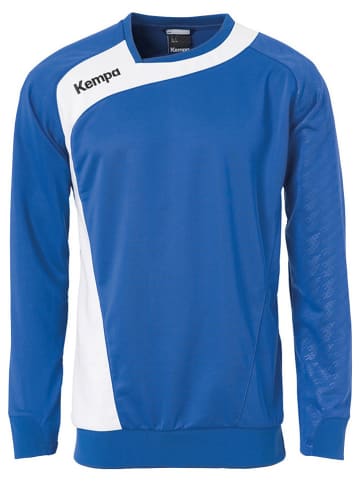 Kempa Trainingsshirt "Peak" in Blau/ Weiß
