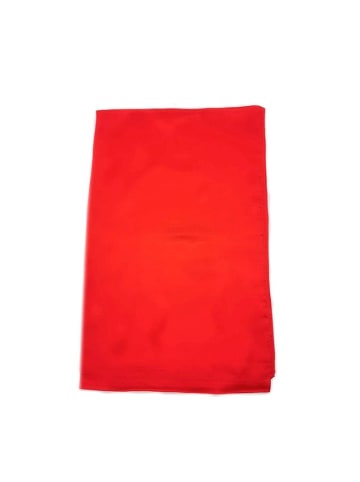 Made in Silk Jedwabny szal w kolorze czerwonym - 180 x 90 cm