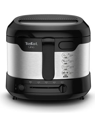 Tefal Frytkownica "Uno M" w kolorze srebrno-czarnym