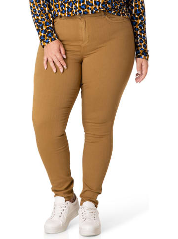 yesta Spijkerbroek - slim fit - lichtbruin