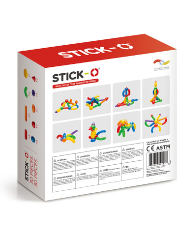 STICK-O 30-częściowy zestaw magnetyczny "STICK-O Basic" - 18 m+