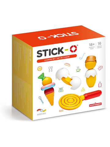 STICK-O 16-delige magneetspeelset "STICK-O Cooking" - 18 maanden
