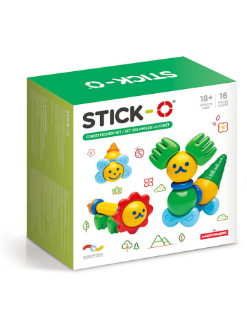 STICK-O 16-delige magneetspeelset "STICK-O Forest Friends" - 18 maanden