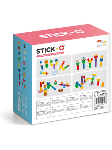 STICK-O 26-częściowy zestaw magnetyczny "STICK-O Role Play" - 18 m+