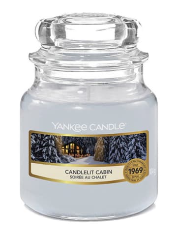 Yankee Candle Mała świeca zapachowa - Candlelit Cabin - 104 g