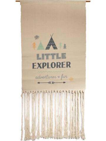 The Home Deco Kids Wandhanger "Little Explorer" lichtbruin - (B)50 x (H)70 cm