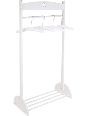 The Concept Factory Kindergarderobe in Weiß - (B)60 x (H)121 x (T)30 cm