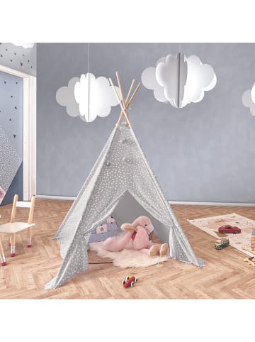 The Home Deco Kids Spielzelt in Grau - (B)120 x (H)160 x (T)120 cm