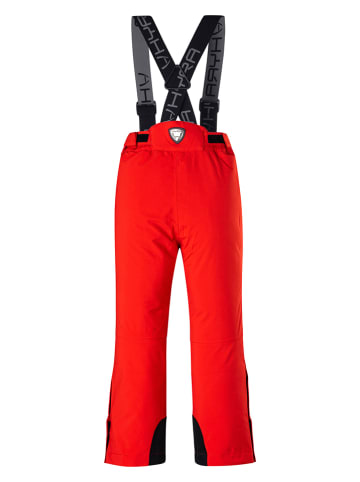 Hyra Spodnie narciarskie "Sansicario" w kolorze czerwonym