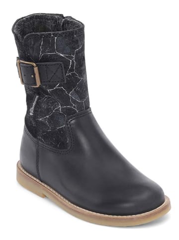 Bundgaard Leder-Boots "Alice" in Schwarz