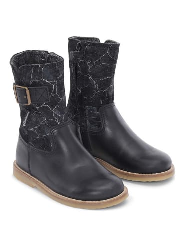 Bundgaard Leder-Boots "Alice" in Schwarz
